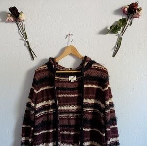 Hooded Knit Sweater